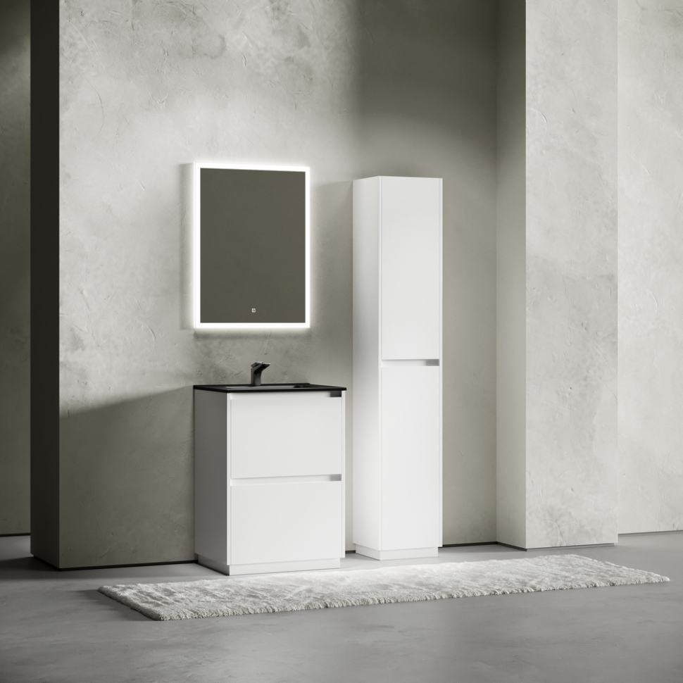 Тумба напольная под раковину SANCOS Libra Floor, белый глянец 590х450х840 мм, LB60FW