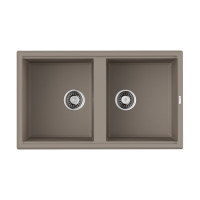 Кухонная мойка Omoikiri Tedori 86-2-SA Tetogranit/бежевый, 4993926