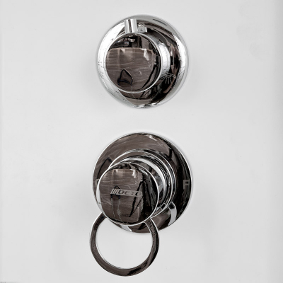 Душевая кабина DTO ЕМ 2712 L N LED с гидромассажем (120x80)