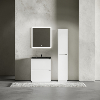 Тумба напольная под раковину SANCOS Libra Floor, белый глянец 690х450х840 мм, LB70FW