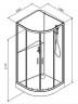 Душевая кабина Frank F400/1 М White 100x100 без крыши матовое стекло, 20027
