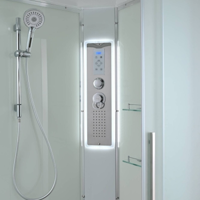 Душевая кабина AvaCan EM2811RLED 110x80 см