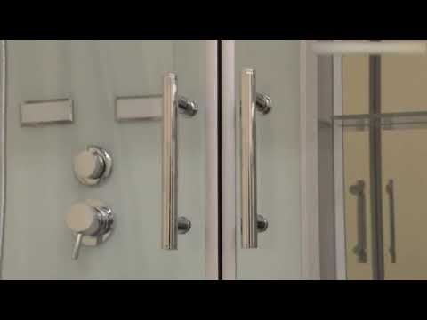 Душевой бокс Frank F557 170x85 см с турецкой баней, 2098721-video