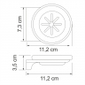 Мыльница Wasserkraft Kammel K-8329WHITE