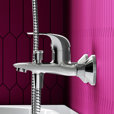 Cмеситель для ванны и душа Dorff Stark D1101000 хром