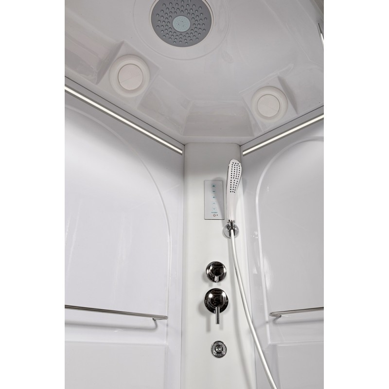 Душевая кабина DTO L 520 L LED с гидромассажем (120x80)