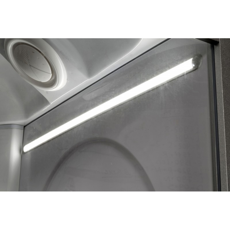 Душевая кабина DTO L 520 L LED с гидромассажем (120x80)