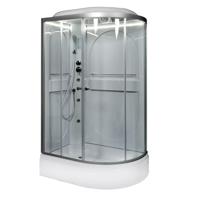 Душевая кабина DTO L 520 L LED с гидромассажем (120x80)