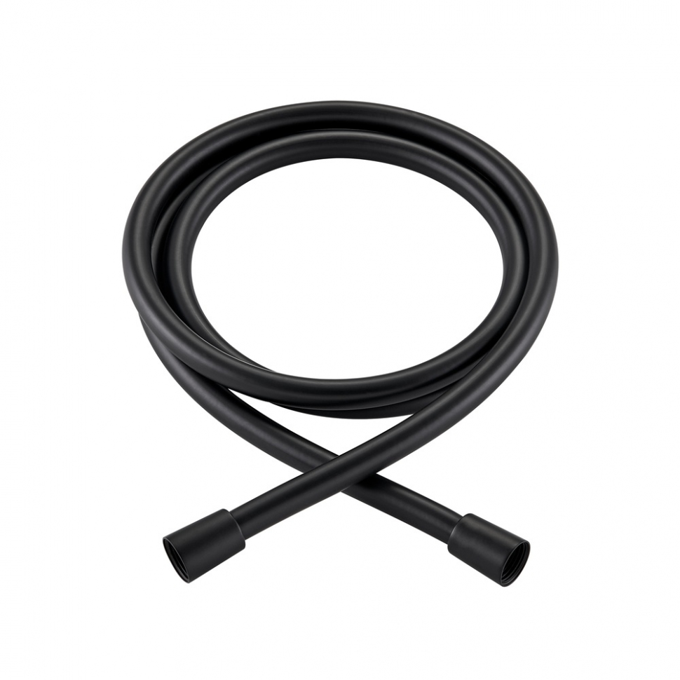 Душевой шланг SANCOS 200 см, с защитой от перекручивания, цвет матовый черный, SC5002MB