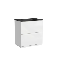 Тумба напольная под раковину SANCOS Libra Floor, белый глянец 790х450х840 мм, LB80FW