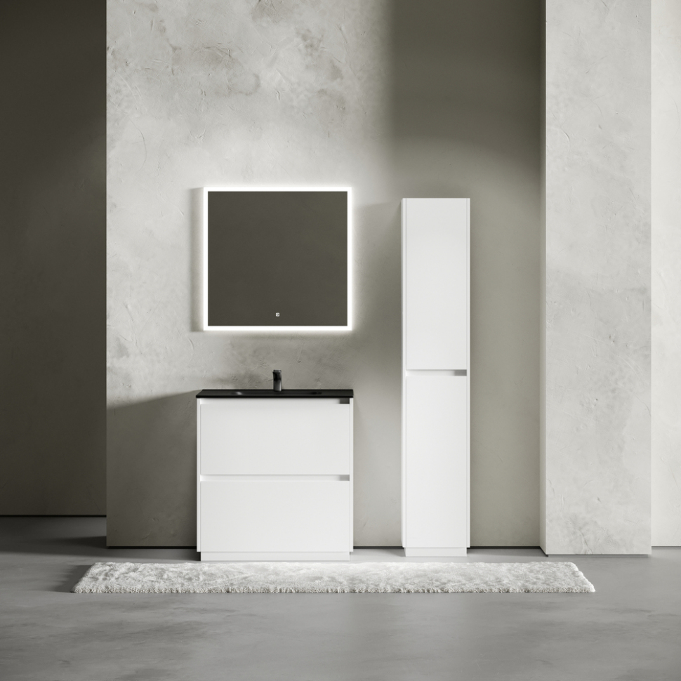 Тумба напольная под раковину SANCOS Libra Floor, белый глянец 790х450х840 мм, LB80FW