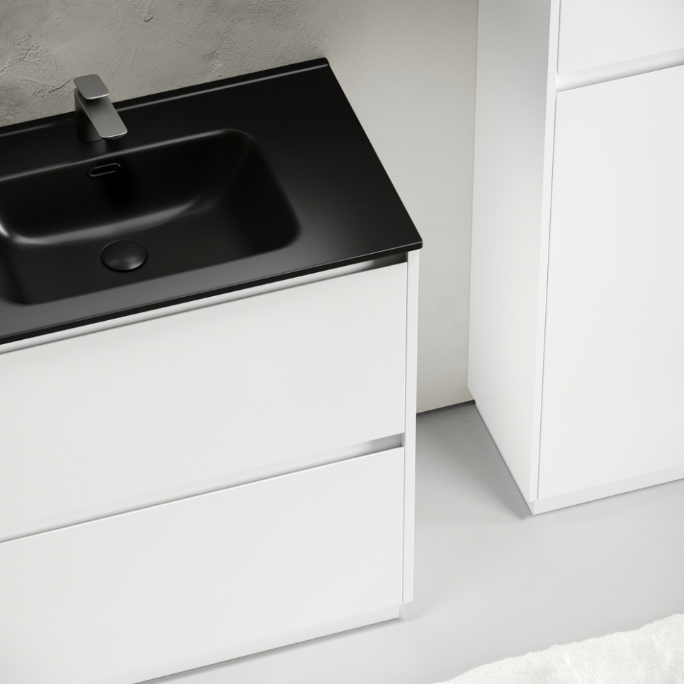 Тумба напольная под раковину SANCOS Libra Floor, белый глянец 790х450х840 мм, LB80FW