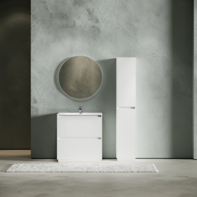 Тумба напольная под раковину SANCOS Libra Floor, белый глянец 790х450х840 мм, LB80FW