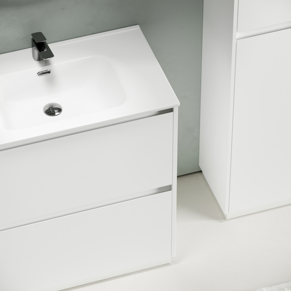 Тумба напольная под раковину SANCOS Libra Floor, белый глянец 790х450х840 мм, LB80FW