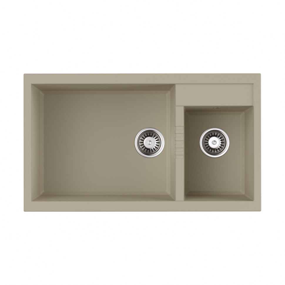 Кухонная мойка Omoikiri Tedori 86-2-LB-BE Tetogranit/ваниль, 4993933