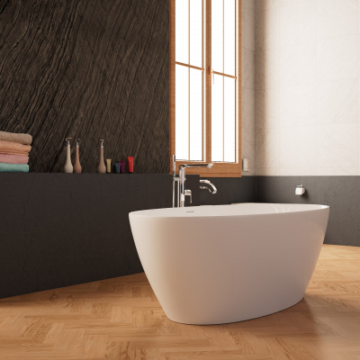 Ванна Frank F6123 White 170x81 отдельностоящая белая, 12525