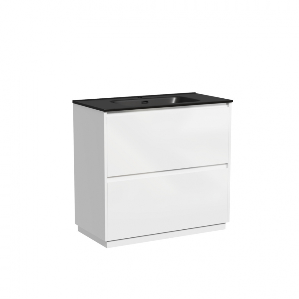 Тумба напольная под раковину SANCOS Libra Floor, белый глянец 890х450х840 мм, LB90FW