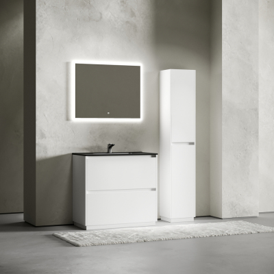 Тумба напольная под раковину SANCOS Libra Floor, белый глянец 890х450х840 мм, LB90FW