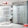 Душевая кабина AvaCan K2810N 100x80 см без крыши