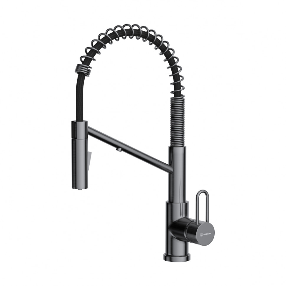 Смеситель для кухни Omoikiri Mikawa 2 Plus-GM латунь/вороненая сталь, 4994454