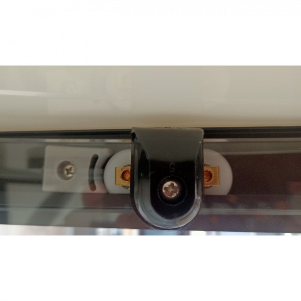 Душевая кабина Frank F400/2 Black без крыши 100x100 см, 150009