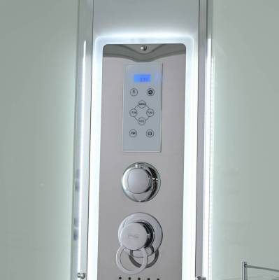 Душевая кабина AvaCan EM2811RLEDT 110x80 см прозрачная