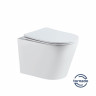 Унитаз подвесной Tornado Piatti VT1-11T, цвет белый, ультратонкое soft-close сиденье