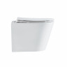 Унитаз подвесной Tornado Piatti VT1-11T, цвет белый, ультратонкое soft-close сиденье