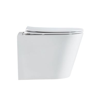 Унитаз подвесной Tornado Piatti VT1-11T, цвет белый, ультратонкое soft-close сиденье