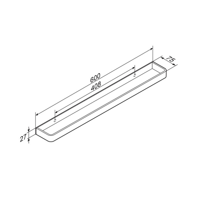Вешалка для полотенец Damixa Jupiter DA77346400 серебристая