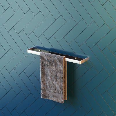 Вешалка для полотенец Damixa Jupiter DA77336400 двойная серебристая