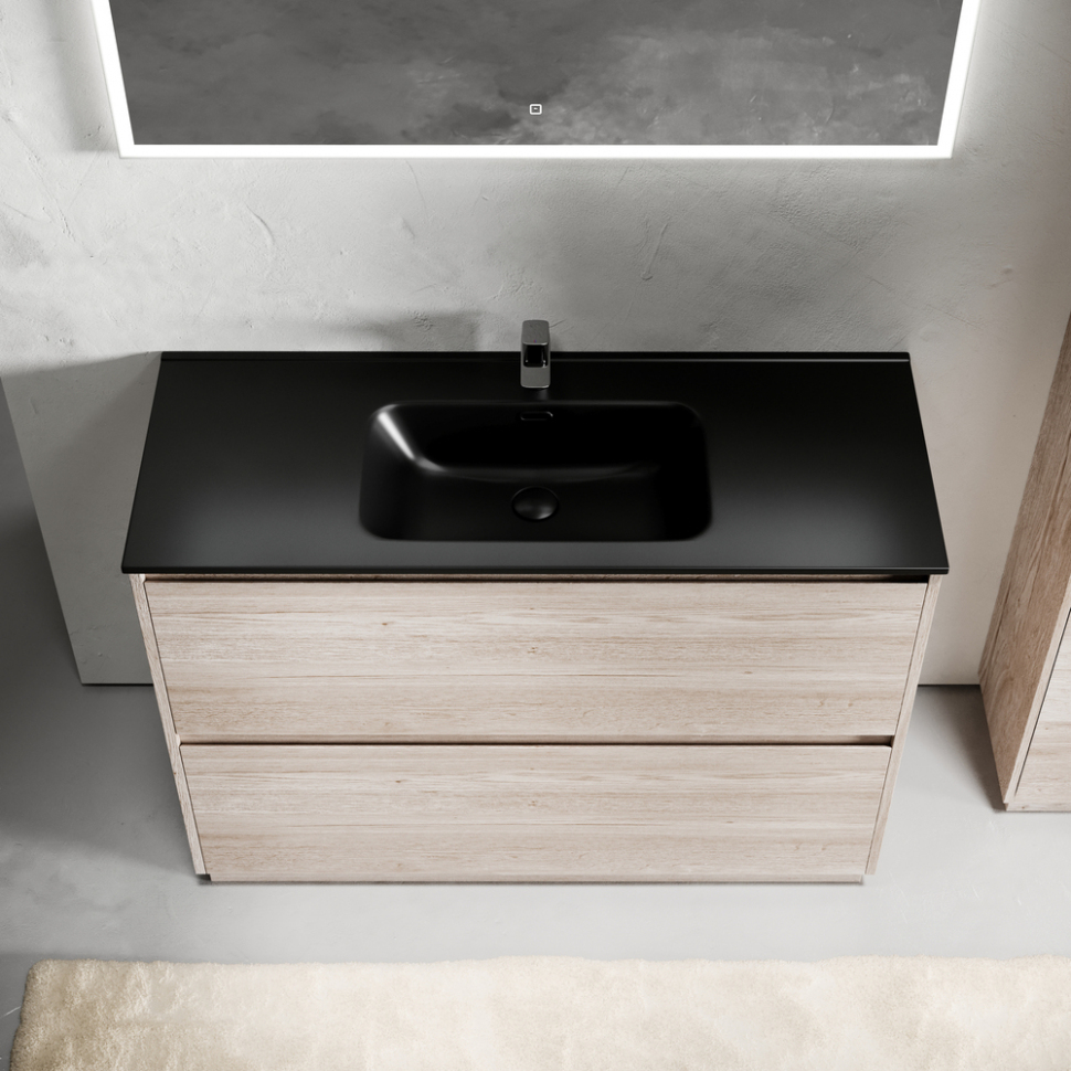 Тумба напольная под раковину SANCOS Libra Floor, дуб галифакс натуральный 1190х450х840 мм, LB120F-1EG