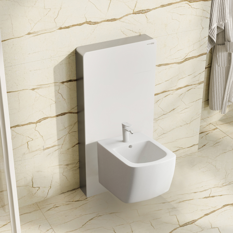 Пристенный модуль системы инсталляции для биде Wasserkraft Naab 86BDT.050.WH