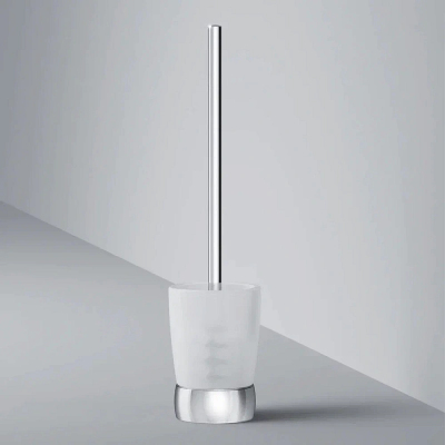 Ершик для унитаза AM.PM Sensation A3033200 со стеклянной напольной подставкой, хром