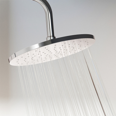 Душевая система Damixa Jupiter 977710000 стойка с тропическим душем, смесителем, хром