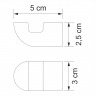 Крючок Wasserkraft Kammel K-8323WHITE