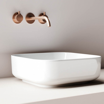 Умывальник CERAMICANOVA Element чаша накладная квадратная CN6012