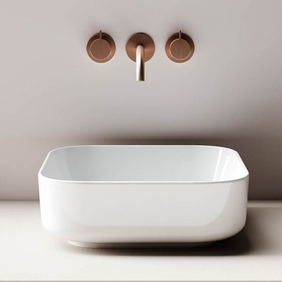 Умывальник CERAMICANOVA Element чаша накладная квадратная CN6012