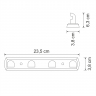 Кронштейн настенный Wasserkraft Kammel K-8374WHITE