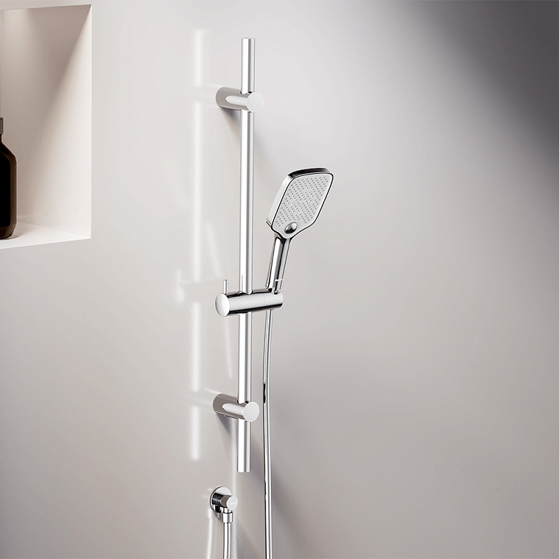 Встраиваемая душевая система Damixa Gala 953530000 хром: тропический верхний душ, ручной душ