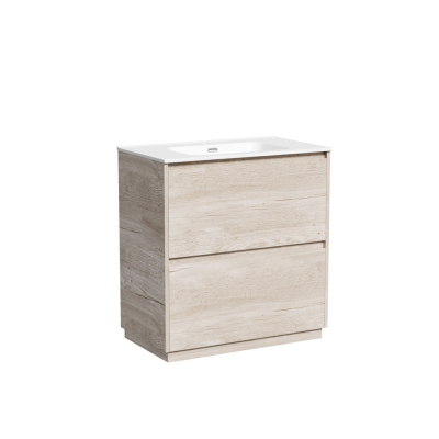 Тумба напольная под раковину SANCOS Libra Floor, дуб галифакс натуральный 790х450х840 мм, LB80FEG