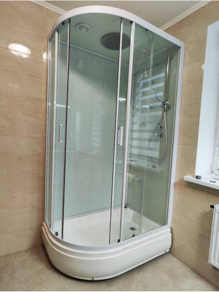 Душевая кабина Frank F412/1R White 120x80 см, 129009