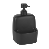 Дозатор с емкостью для губки Wasserkraft K-8499BLACK