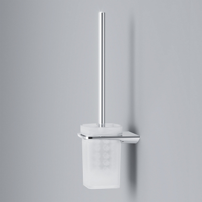 Ершик для унитаза AM.PM Inspire 2.0 A50A33400 со стеклянной настенной подставкой, хром