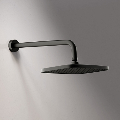 Встраиваемая душевая система Damixa Gala 953520300 черная: тропический верхний душ, ручной душ