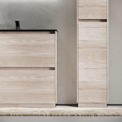 Тумба напольная под раковину SANCOS Libra Floor, дуб галифакс натуральный 890х450х840 мм, LB90FEG