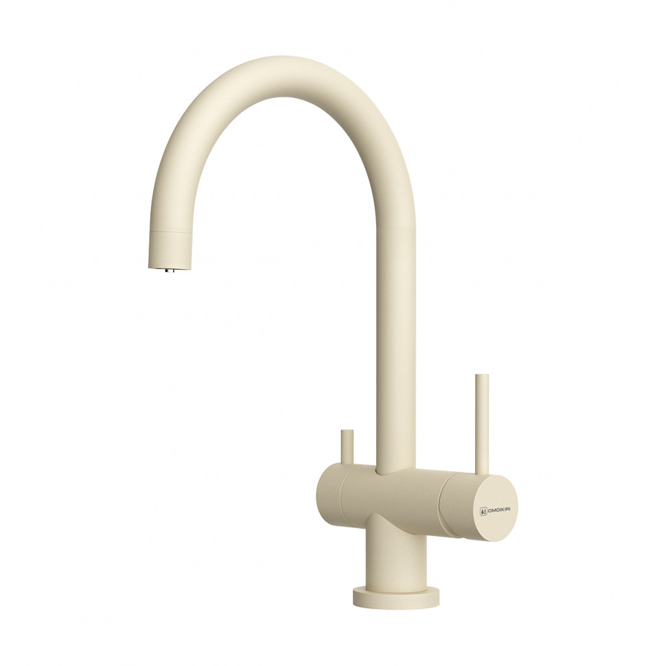 Смеситель для кухни Omoikiri Yamada-P-BE латунь/ваниль, 4974397