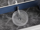 Умывальник CERAMICANOVA Cristal чаша накладная круглая (прозрачная) CN6062