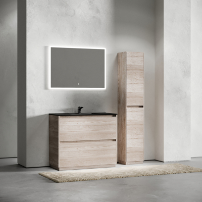 Тумба напольная под раковину SANCOS Libra Floor, дуб галифакс натуральный 990х450х840 мм, LB100FEG