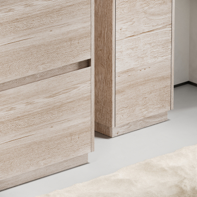 Тумба напольная под раковину SANCOS Libra Floor, дуб галифакс натуральный 990х450х840 мм, LB100FEG